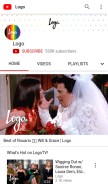 How logotv.com looks like on a mobile device such as an iPhone.