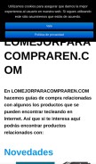 How lomejorparacompraren.com looks like on a mobile device such as an iPhone.
