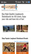 How longboardsusa.com looks like on a mobile device such as an iPhone.