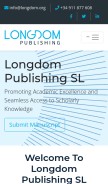 How longdom.org looks like on a mobile device such as an iPhone.