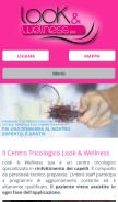 How lookandwellness.it looks like on a mobile device such as an iPhone.