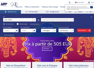 How lot.com looks like on a tablet such as an iPad.