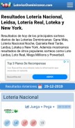 How loteriasdominicanas.com looks like on a mobile device such as an iPhone.