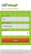 How lothopper.com looks like on a mobile device such as an iPhone.
