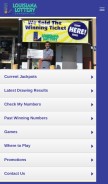 How louisianalottery.com looks like on a mobile device such as an iPhone.