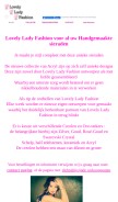 How lovelyladyfashion.nl looks like on a mobile device such as an iPhone.