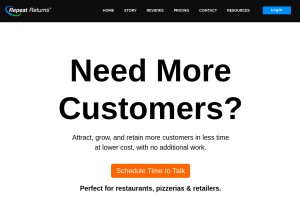 How loyaltypath.com looks like on a tablet such as an iPad.