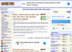 How lp.vg looks like on a tablet such as an iPad.