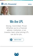 How lpl.com looks like on a mobile device such as an iPhone.
