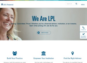 How lpl.com looks like on a tablet such as an iPad.
