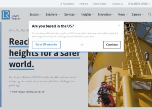How lr.org looks like on a tablet such as an iPad.