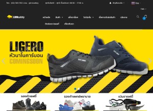 How lrmsafety.com looks like on a tablet such as an iPad.