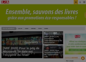 How lsa-conso.fr looks like on a tablet such as an iPad.