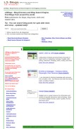 How lsblogs.com looks like on a mobile device such as an iPhone.