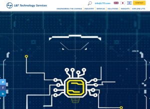 How ltts.com looks like on a tablet such as an iPad.