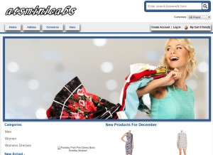 How lucky7expressions.com looks like on a tablet such as an iPad.