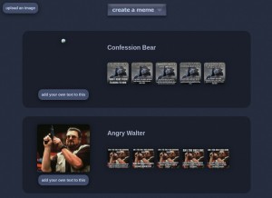 How lvme.me looks like on a tablet such as an iPad.