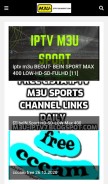 How m3u-iptv7.blogspot.com looks like on a mobile device such as an iPhone.
