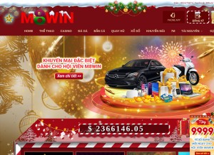 How m8winwin.com looks like on a tablet such as an iPad.