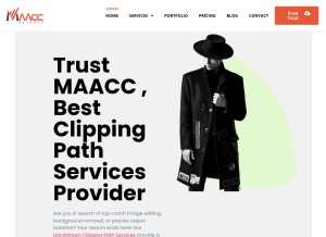 How maaccretouch.com looks like on a tablet such as an iPad.