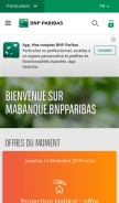 How mabanque.bnpparibas looks like on a mobile device such as an iPhone.