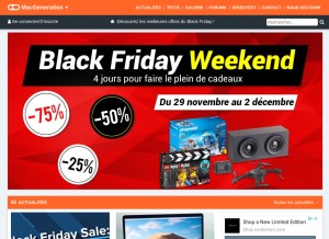 How macg.co looks like on a tablet such as an iPad.