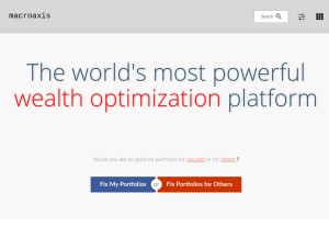 How macroaxis.com looks like on a tablet such as an iPad.