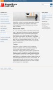 How macrothink.org looks like on a mobile device such as an iPhone.