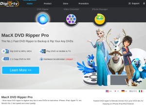 How macxdvd.com looks like on a tablet such as an iPad.