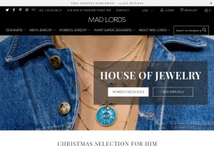 How madlords.com looks like on a tablet such as an iPad.