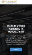 How maduraimart.in looks like on a mobile device such as an iPhone.
