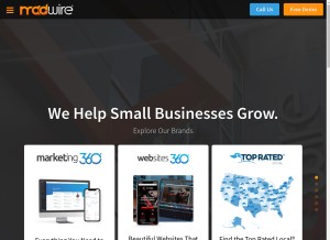 How madwire.com looks like on a tablet such as an iPad.