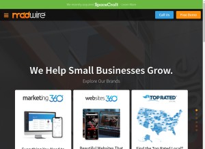 How madwiremedia.com looks like on a tablet such as an iPad.