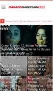 How magazinhaberleri.com looks like on a mobile device such as an iPhone.