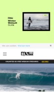 How magicseaweed.com looks like on a mobile device such as an iPhone.