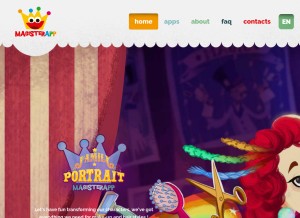 How magisterapp.com looks like on a tablet such as an iPad.