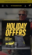 How magnaflow.com looks like on a mobile device such as an iPhone.