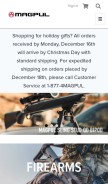 How magpul.com looks like on a mobile device such as an iPhone.