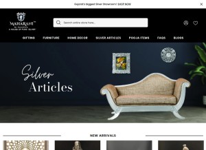 How maharanibyrungtas.com looks like on a tablet such as an iPad.