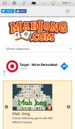 How mahjong.com looks like on a mobile device such as an iPhone.