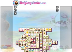 How mahjongeaster.com looks like on a tablet such as an iPad.