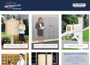 How mailbox.com looks like on a tablet such as an iPad.