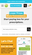 How mailmyprescriptions.com looks like on a mobile device such as an iPhone.
