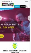 How mainevent.com looks like on a mobile device such as an iPhone.