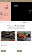 How maison-objet.com looks like on a mobile device such as an iPhone.
