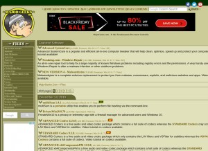 How majorgeeks.com looks like on a tablet such as an iPad.