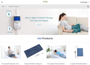 How makeheat.net looks like on a tablet such as an iPad.