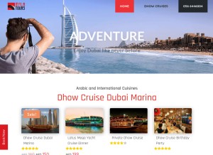 How mala.ae looks like on a tablet such as an iPad.