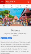How malacca.ws looks like on a mobile device such as an iPhone.