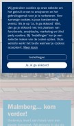 How malmberg.nl looks like on a mobile device such as an iPhone.